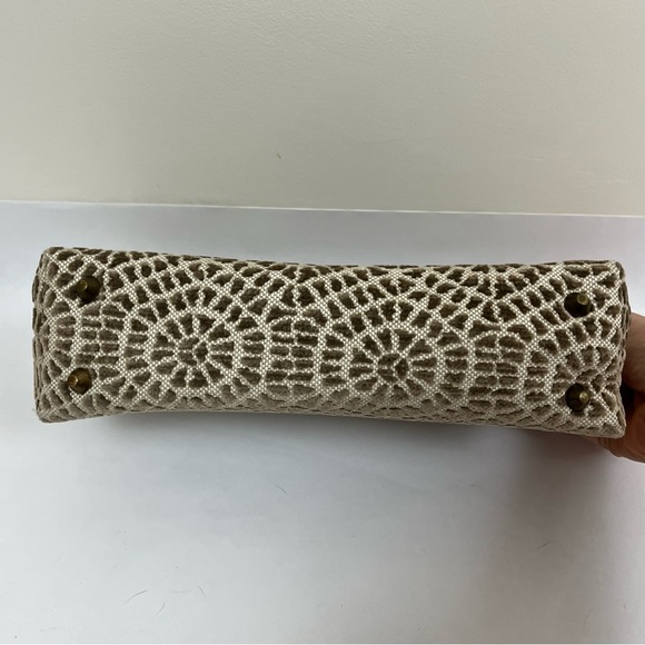 Add Libb Designs Fabric Boho Biloba Handbag Clutch OOAK - Picture 5 of 8